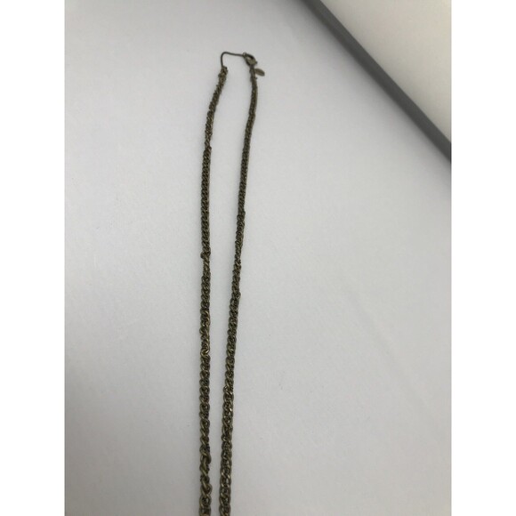CHICO'S Necklace Chain Knot Chainlink Metallic Multi Tone - Picture 5 of 8